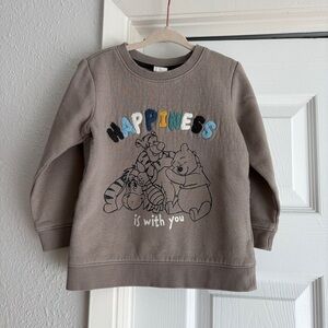 H&M 2-3 Winnie the Pooh Bear Happiness Sweater